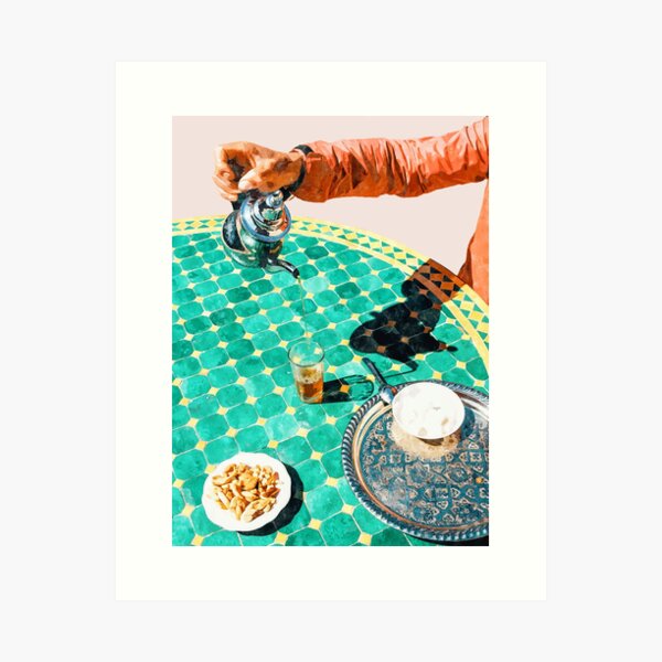 Item preview, Chai, India Culture & People Painting, Exotic Travel Places Tea Bohemian Colorful Morocco Turkish designed and sold by 83oranges.