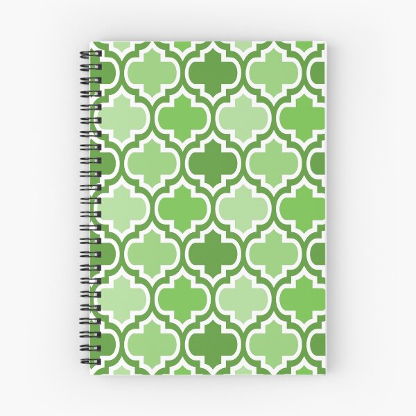 Item preview, Four Shades Quatrefoil Pattern Green designed and sold by Ra12.