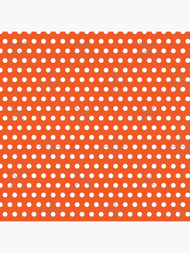 Orange Polka Dot Halloween Tote