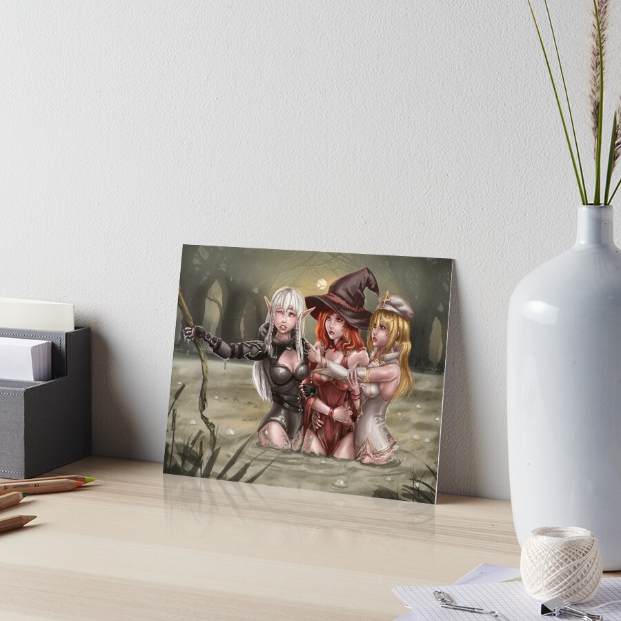 Quicksand Escape Art Board Print