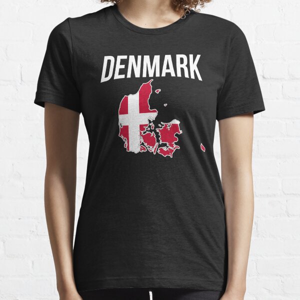 Le Danemark Drapeau T-shirt voyage-Souvenir Cadeau Patriot tourisme fierté nationale