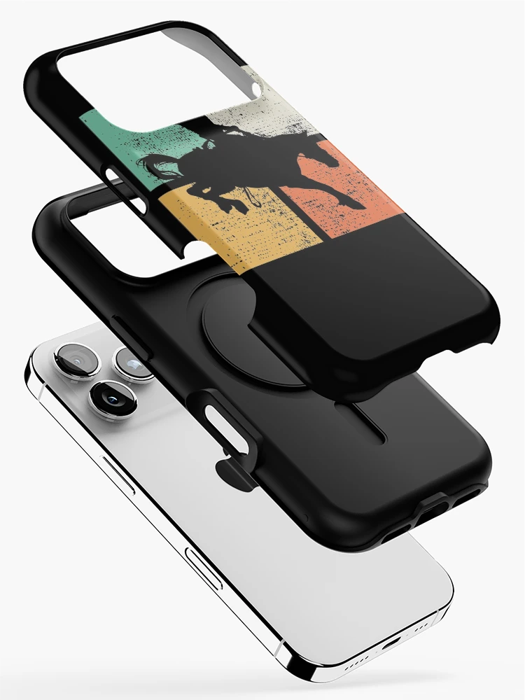 Thumbnail 2 of 4, iPhone Case, Bull Riding designed and sold by 4tomic.