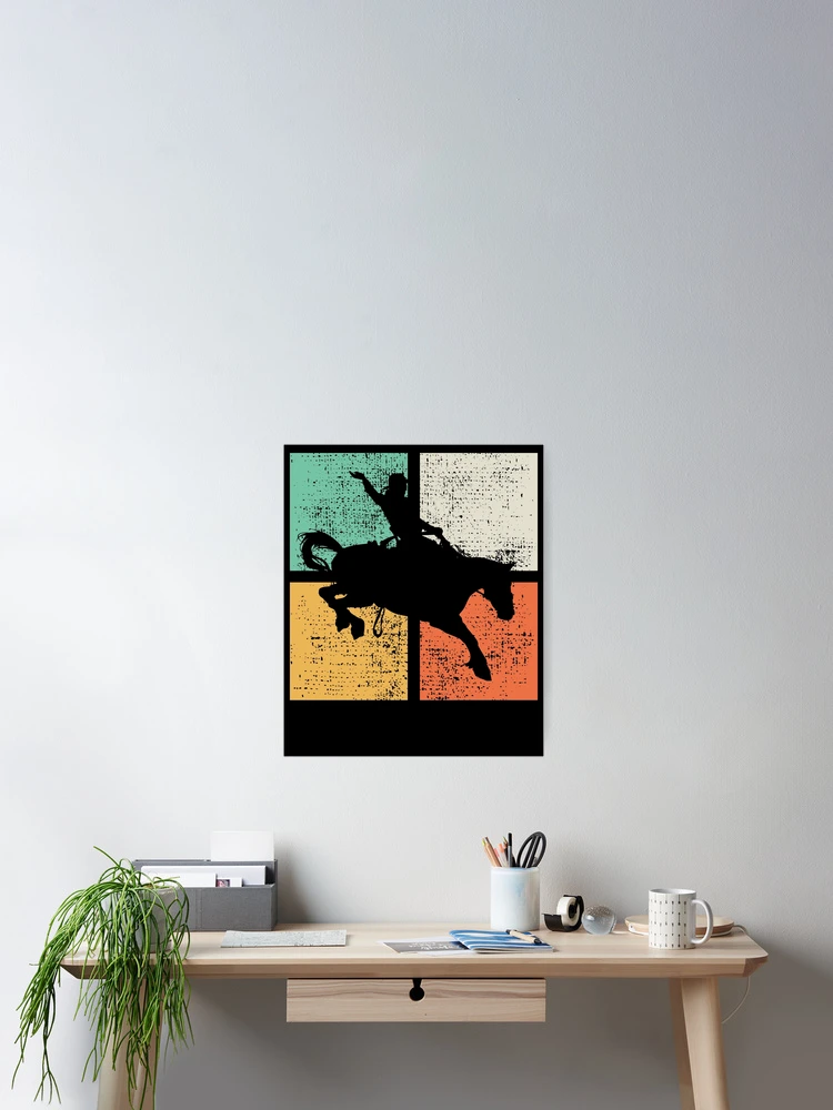 Thumbnail 2 of 3, Poster, Bull Riding  designed and sold by 4tomic.