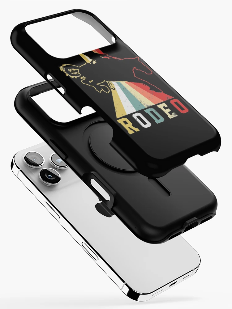 Thumbnail 2 of 4, iPhone Case, Bull Riding designed and sold by 4tomic.