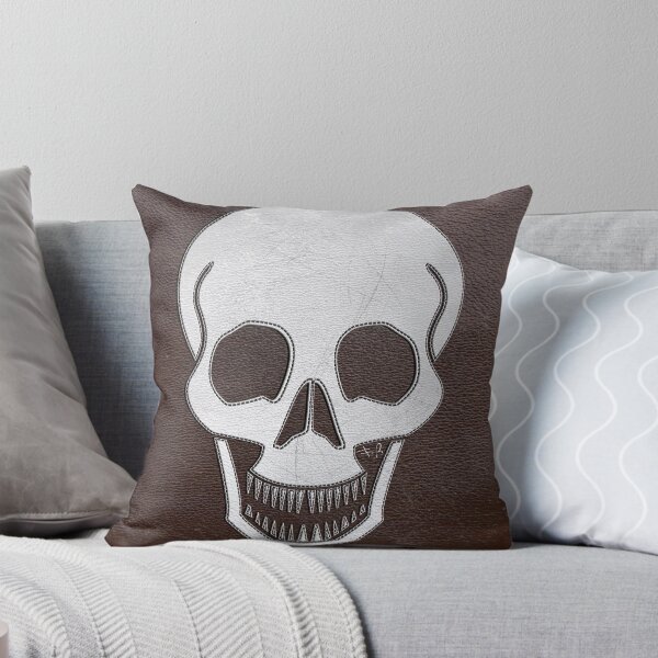 Item preview, leather stitched skull designed and sold by filippobassano.