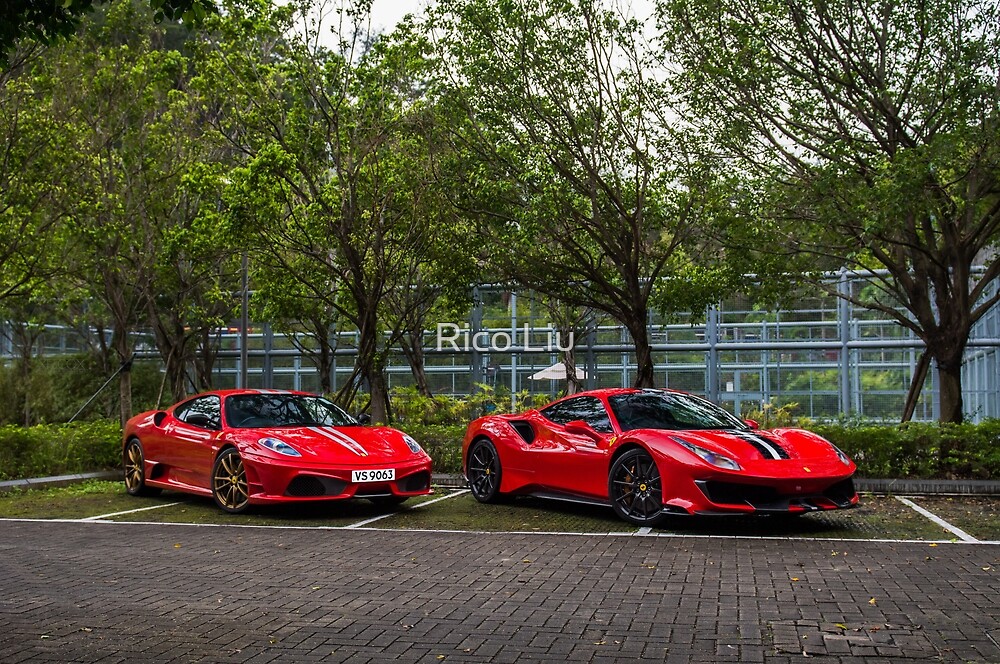 Ferrari 430 Scuderia 488 Pista By Rico Liu Redbubble