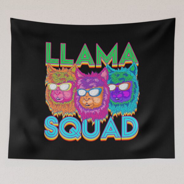 Item preview, Llama Squad Present Retro 1980's Alpaca Fans Women Men Gift designed and sold by inspiredtrend.