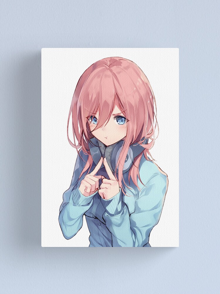 "Miku Nakano - The Quintessential Quintuplets" Canvas Print For Sale By ...