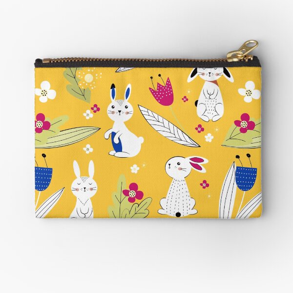 Rabbit pattern 2 Zipper Pouch