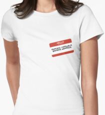 Princess Consuela Banana Hammock Women's Fitted T-Shirt