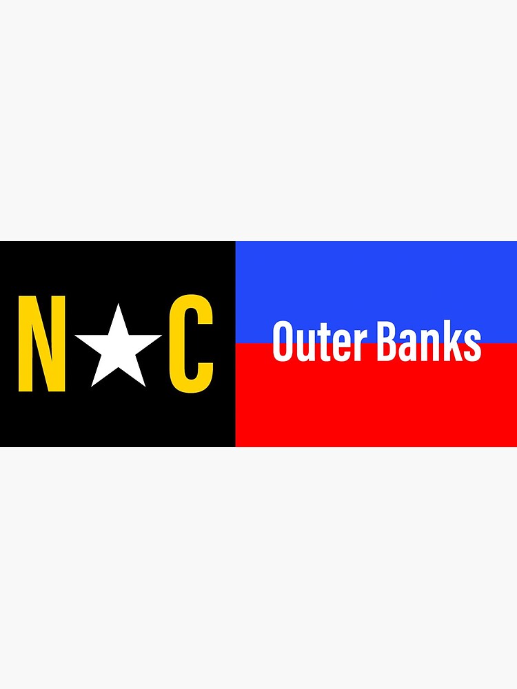 "Outer Banks NC Police Fire/EMS flag" Sticker for Sale by barryknauff