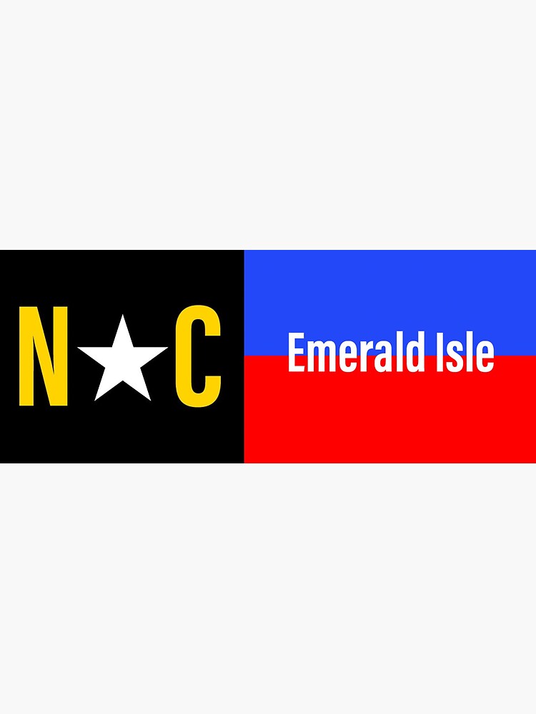 "Emerald Isle NC Police Fire/EMS flag" Sticker for Sale by barryknauff