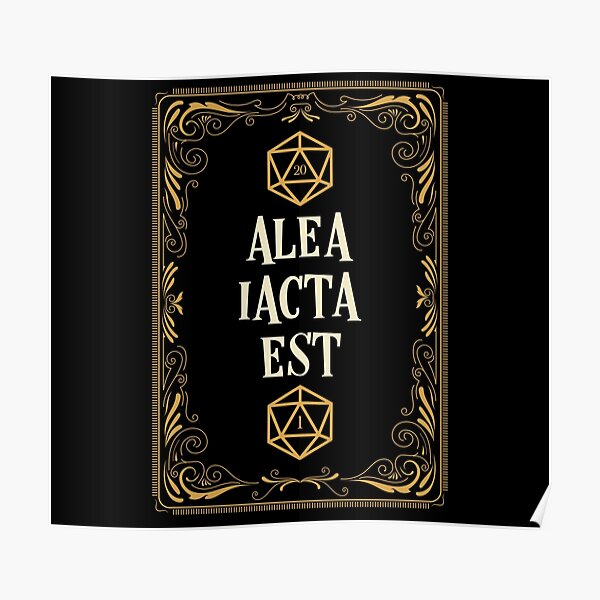 Alea Iacta Est Julius Caesar Poster