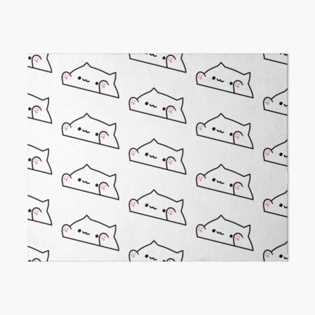 Bongo Cat Art Board Print