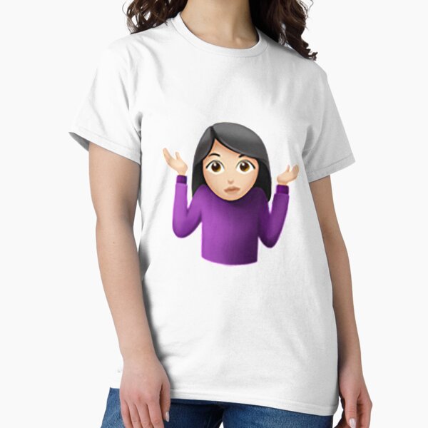 Item preview, Shrug Type 1 Emoji designed and sold by Emoji-Land.