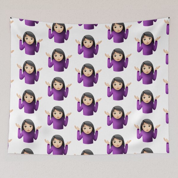 Item preview, Shrug Type 1 Emoji designed and sold by Emoji-Land.
