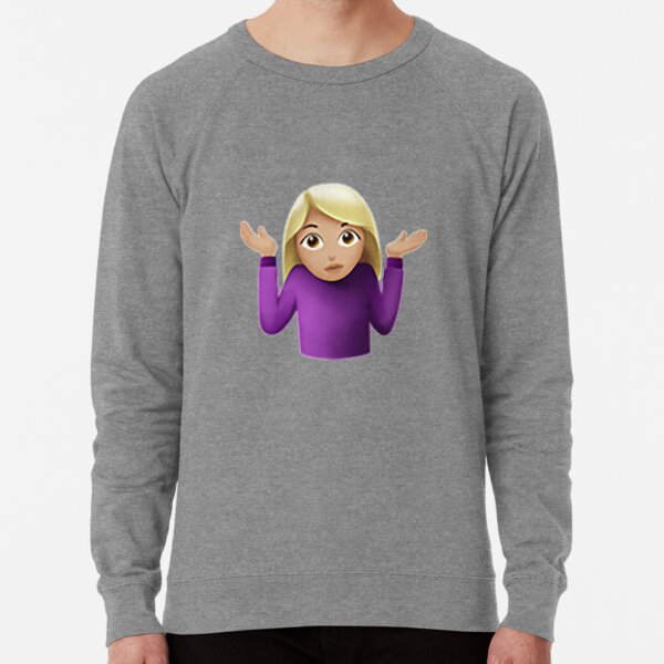 Item preview, Shrug Type 3 Emoji designed and sold by Emoji-Land.