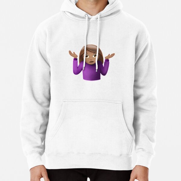 Item preview, Shrug Type 4 Emoji designed and sold by Emoji-Land.