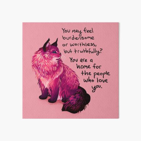 Item preview, "You are a home for the people who love you" Norwegian Forest Cat designed and sold by thelatestkate.