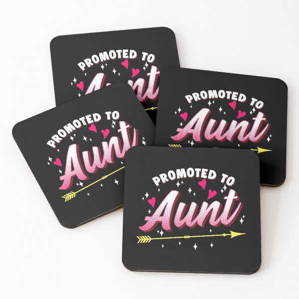 Item preview, Promoted to Aunt. Birth announcement for sister. designed and sold by Gold Wings Tees.