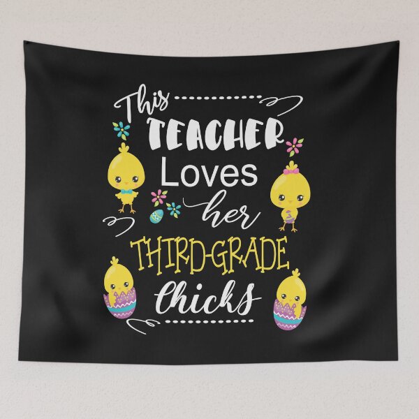 Item preview, 3rd Grade Teacher Easter School Design Cute Love My Chicks designed and sold by Sapphire Star.