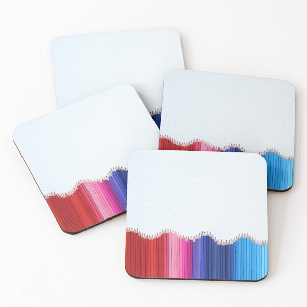 Item preview, Colorful Wave of Pencils designed and sold by pinkal.