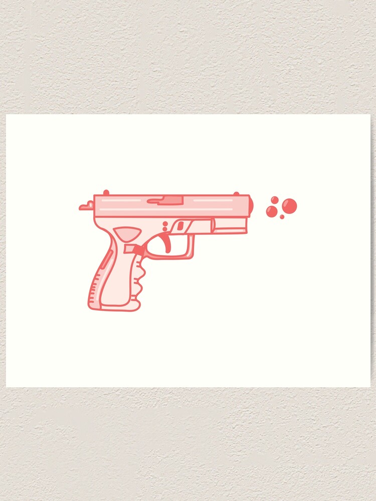 pink bubble gun