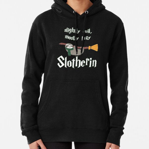 Slotherin- Slightly Evil, Mostly Lazy Pullover Hoodie