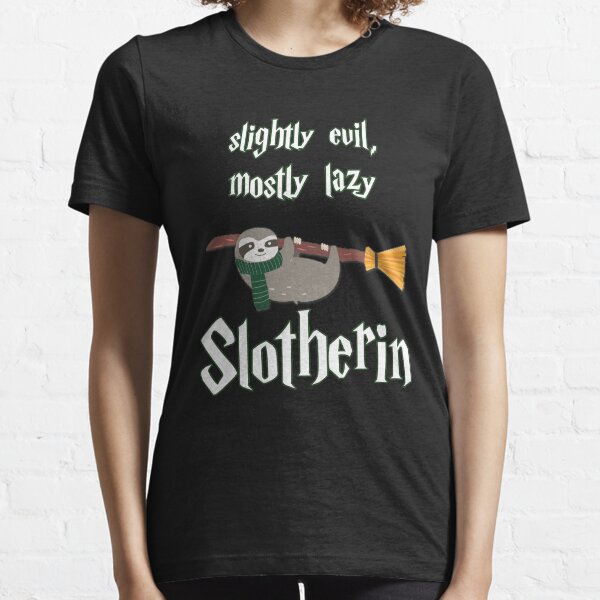 Slotherin- Slightly Evil, Mostly Lazy Essential T-Shirt