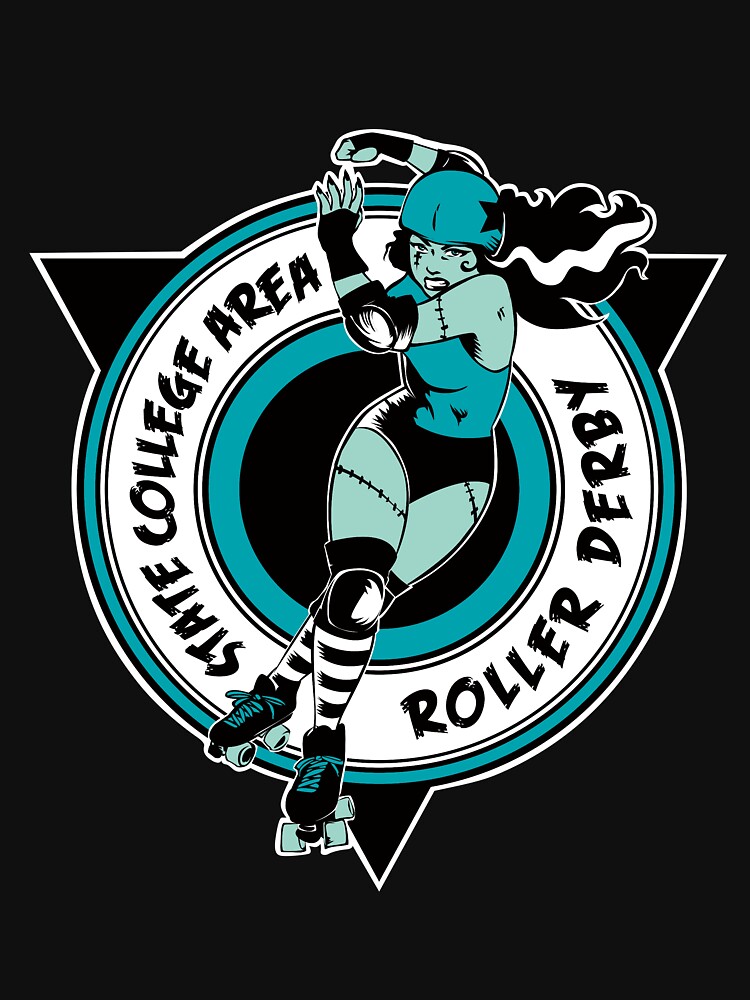 Thumbnail 7 of 7, Essential T-Shirt, State College Area Roller Derby Logo designed and sold by SCARDerby.