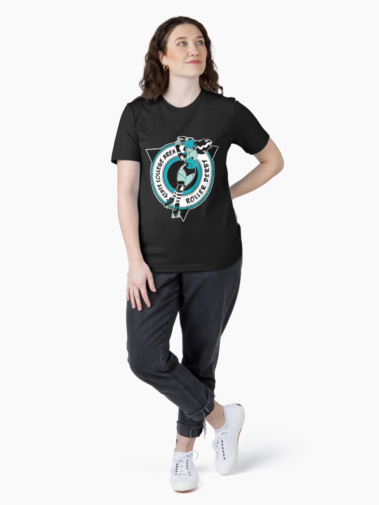 Thumbnail 4 of 7, Essential T-Shirt, State College Area Roller Derby Logo designed and sold by SCARDerby.