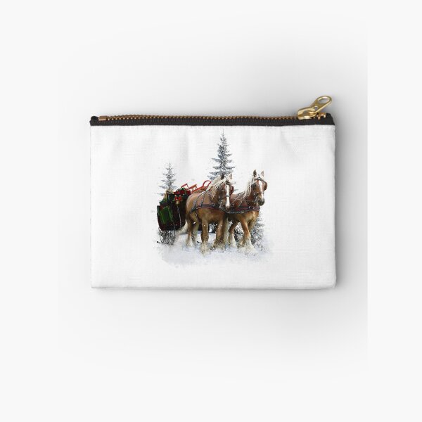 Item preview, Clydesdale Horses in snow Christmas designed and sold by Pam069.
