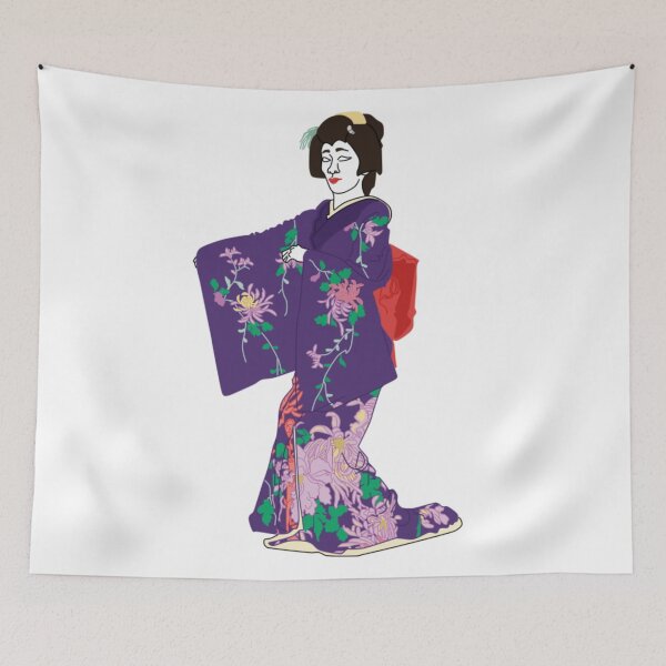 Item preview, Chrysanthemums Kimono Motif designed and sold by KHRArts.