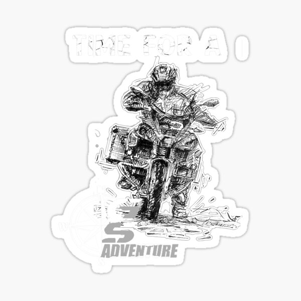 Time For A GS Adventure Sticker