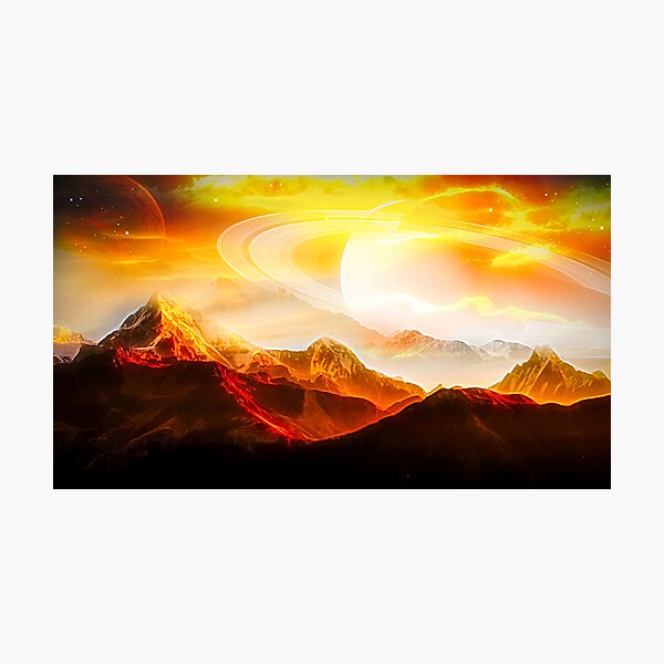 Sunset in the Future Fotodruck