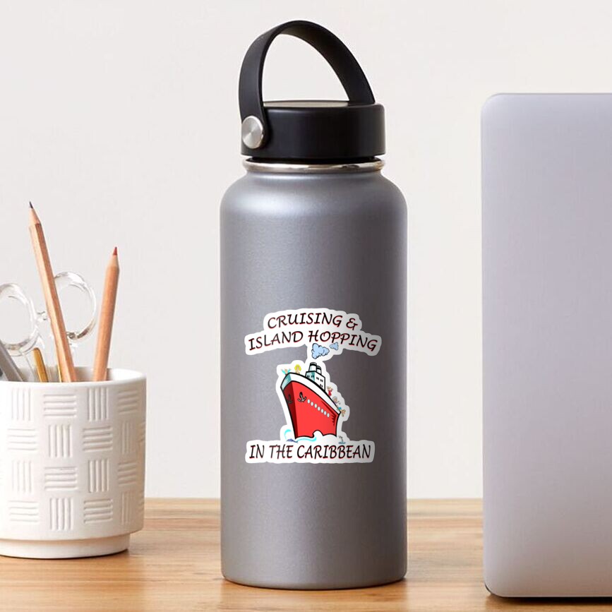 Cruising and Island Hopping in the Caribbean Sticker