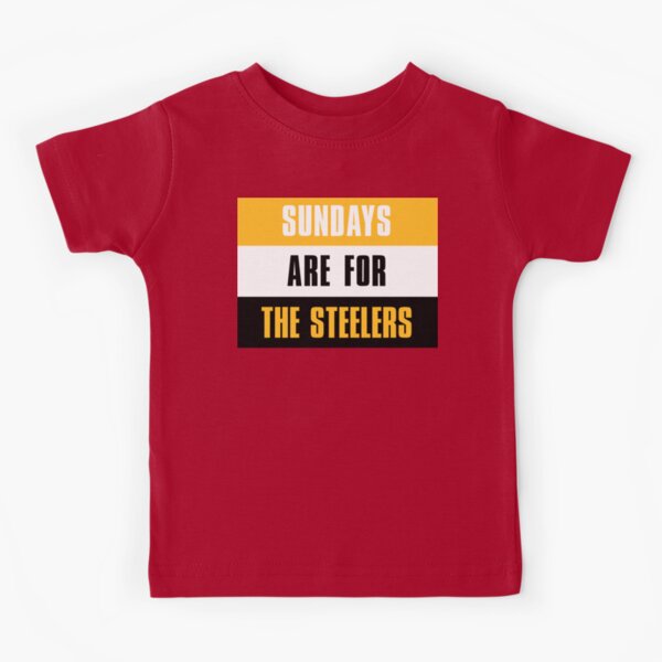 Sundays are for The Steelers, The Pittsburgh Steelers  Graphic T-Shirt  Dress for Sale by elhefe