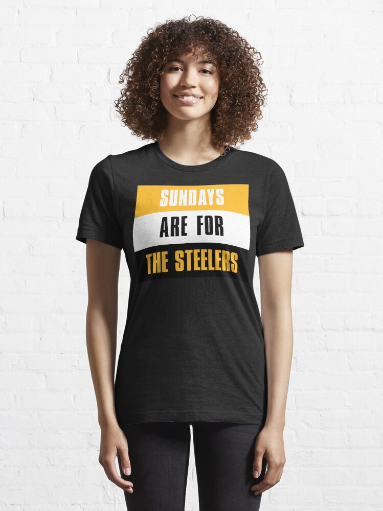 Sundays are for The Steelers, The Pittsburgh Steelers  Graphic T-Shirt  Dress for Sale by elhefe