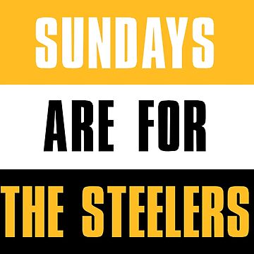 Sundays are for the @steelers 