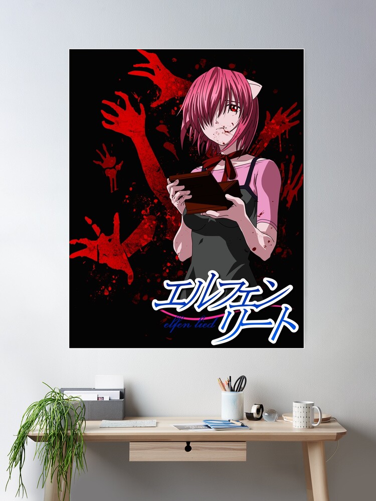 64329 Elfen Lied Anime 16x12 WALL PRINT POSTER