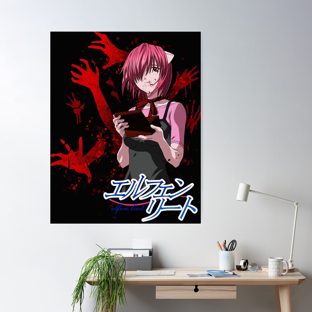 Elfen Lied Anime Poster Manga Cartoon Picture Wall Art Print Room Decor  24x36