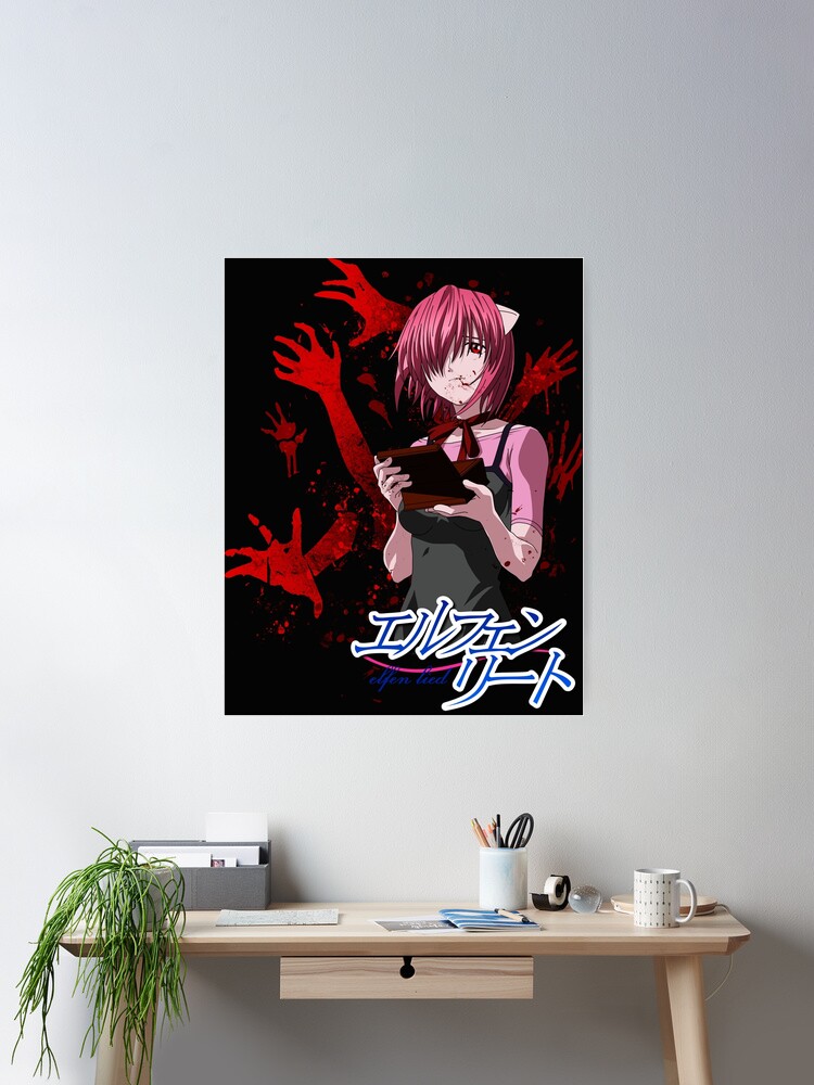 64329 Elfen Lied Anime 16x12 WALL PRINT POSTER