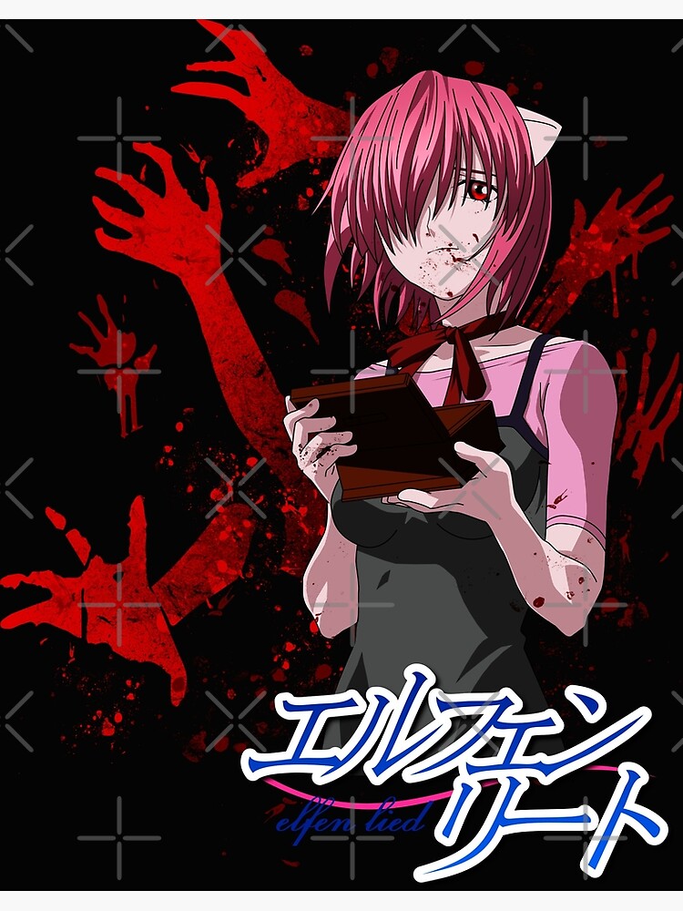 64329 Elfen Lied Anime 16x12 WALL PRINT POSTER