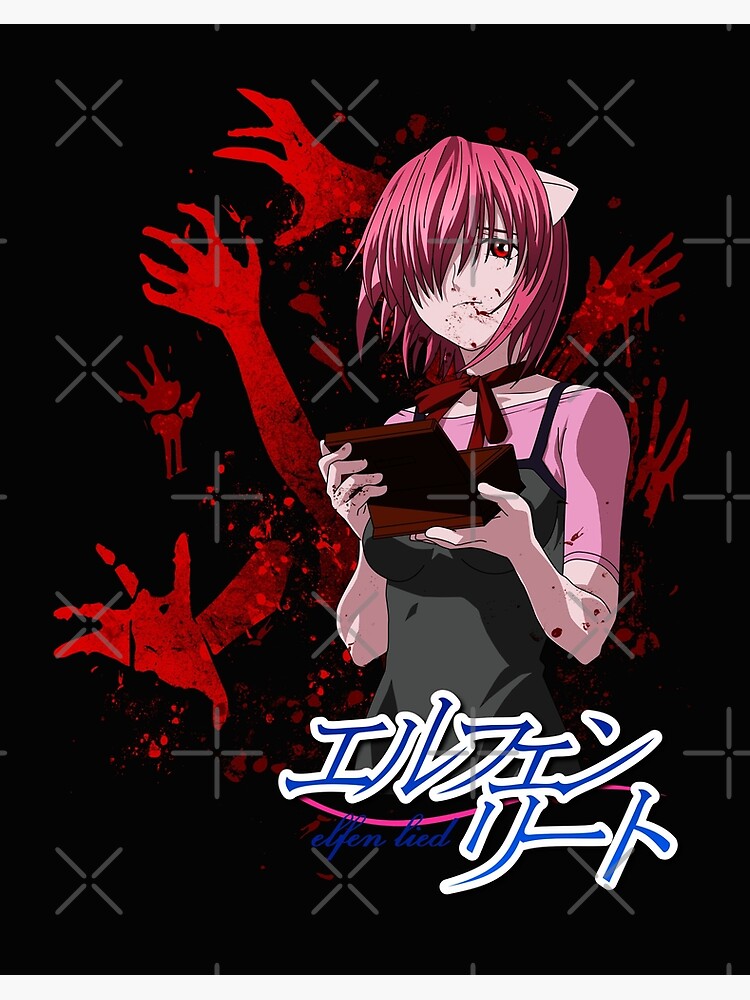 Lucy | Elfen Lied Anime | Art Board Print