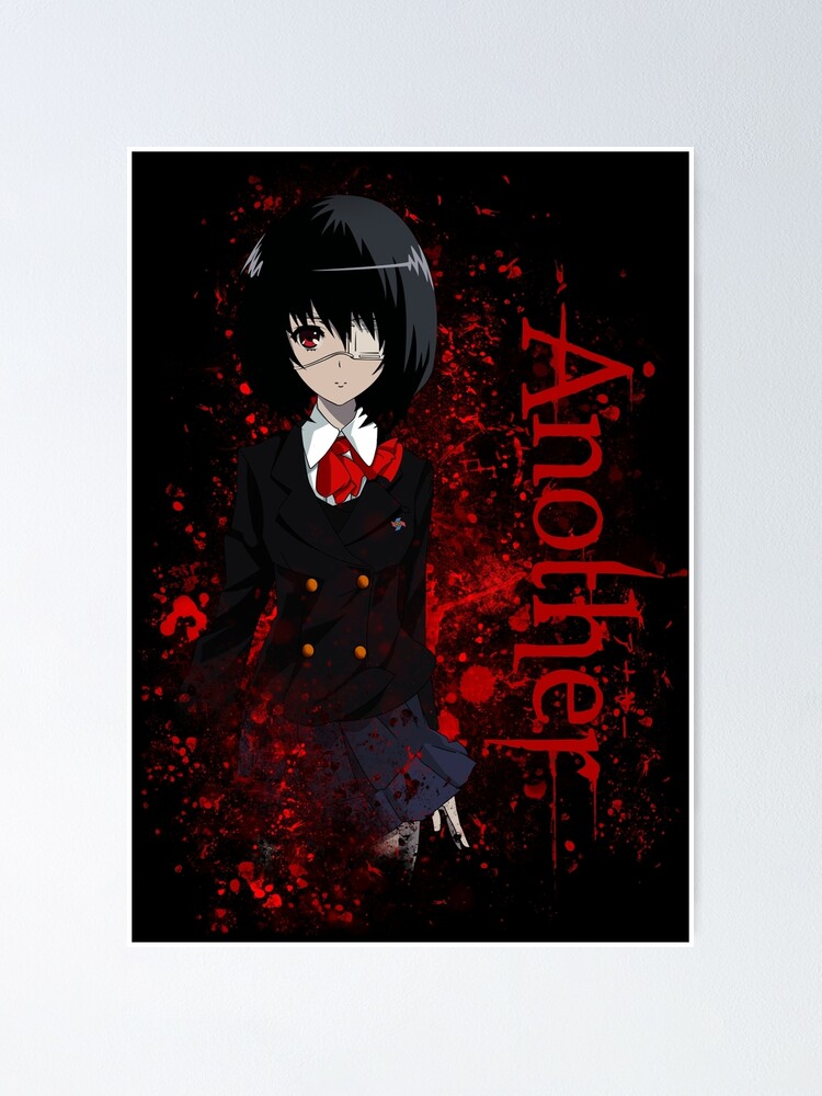 Poster Another Mei Misaki De Animenox Redbubble