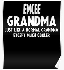Póster Gifts For Emcee Grandma