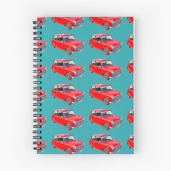 Item preview, Coche antiguo rojo Mini Cooper designed and sold by KWJphotoart.