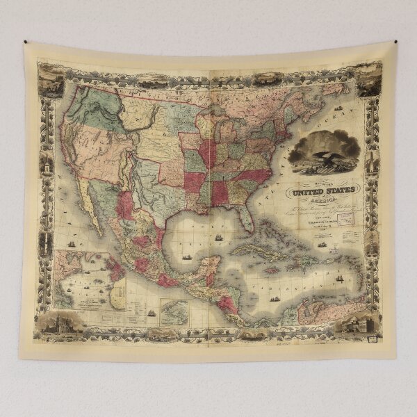 Item preview, Map of the United States of America by G. Colton (1850) designed and sold by allhistory.