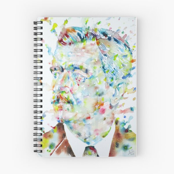 Item preview, WILLIAM FAULKNER - watercolor portrait.4 designed and sold by lautir.