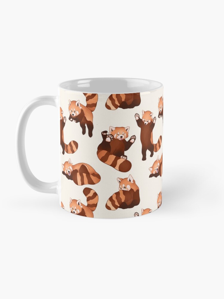 Alternate view of Red Panda Pattern Mug